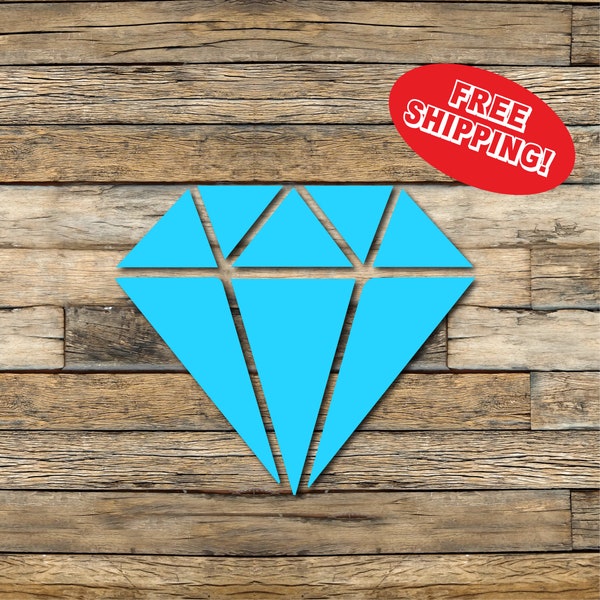 Diamond Wall Decal Etsy