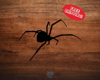Spider Vinyl Decal - Choose Your Color and Size