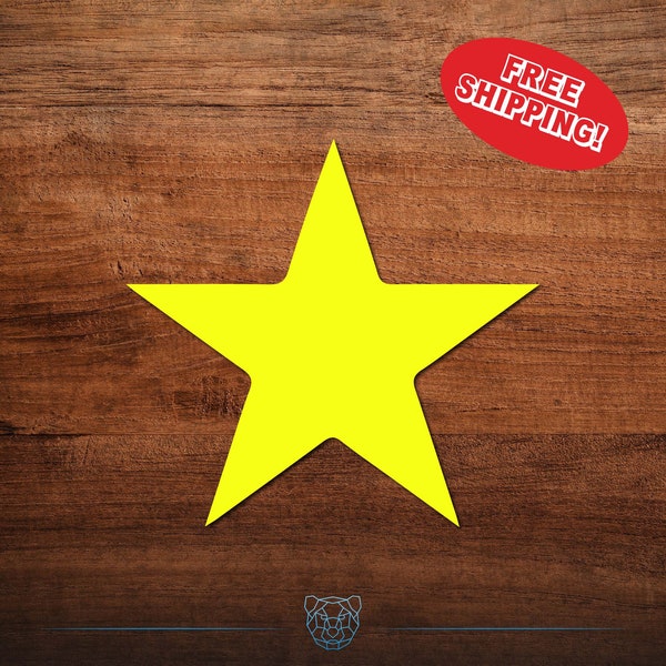 Star Decal - Multiple Colors And Sizes - Star Logo Decal, Star Vinyl Decal