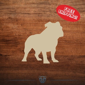 Bulldog Vinyl Decal - Multiple Colors and Sizes, Bulldog Sticker