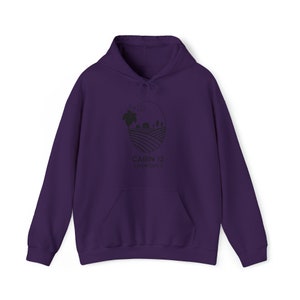 Percy Jackson Camp Half Blood Cabin 12 (Dionysus) Front Logo Heavy Blend Hooded Sweatshirt