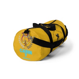 Percy Jackson Camp Half Blood Cabin 7 (Apollo) Yellow Duffel Bag