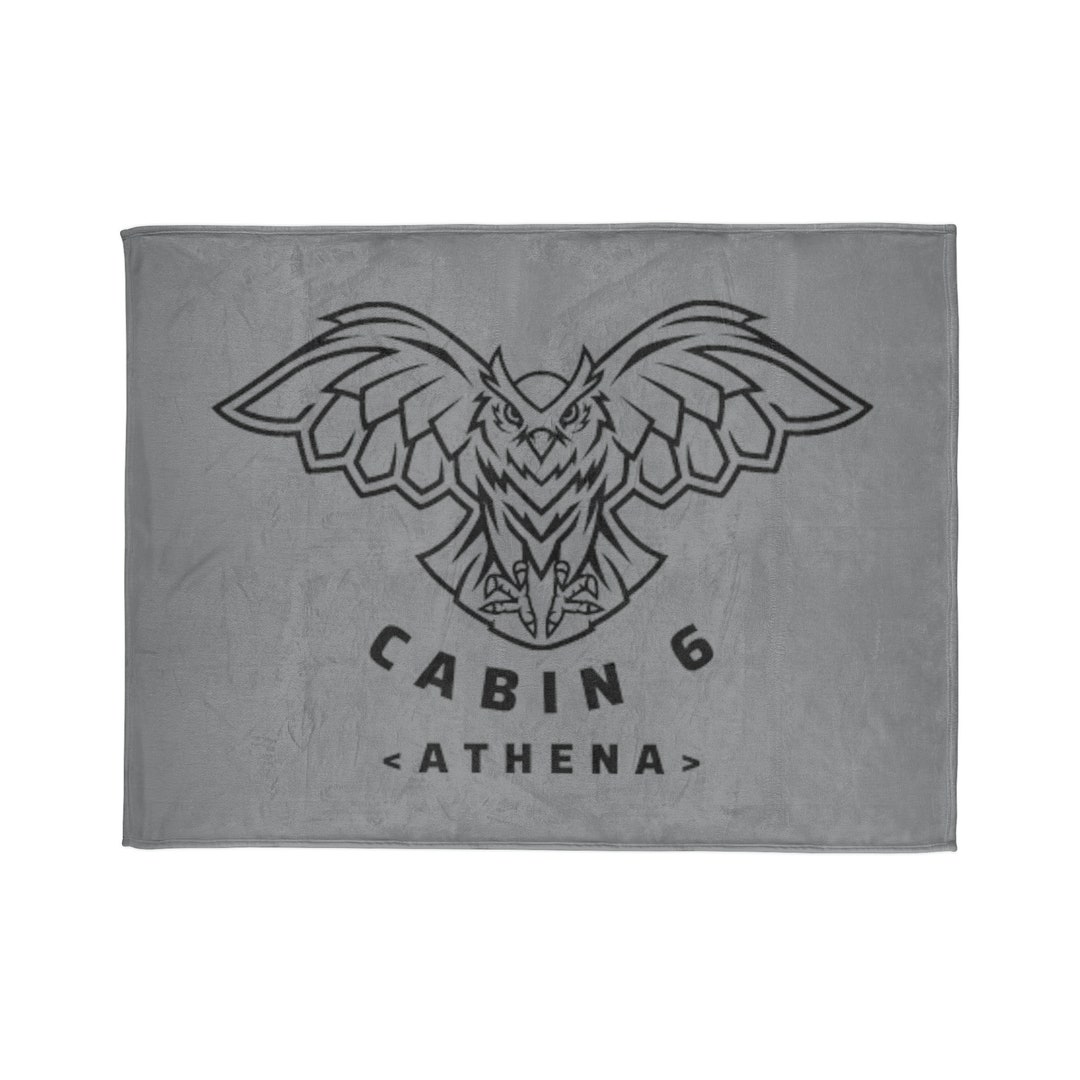 Percy Jackson Camp Half Blood Cabin 6 (athena) Grey Soft Polyester