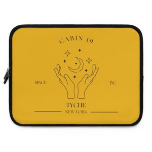 Percy Jackson Camp Half Blood Cabin 19 (Tyche) Yellow Laptop Sleeve