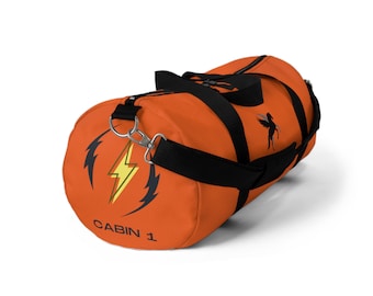 Percy Jackson Camp Half Blood Cabin 1 (zeus) Orange Duffel Bag - Etsy