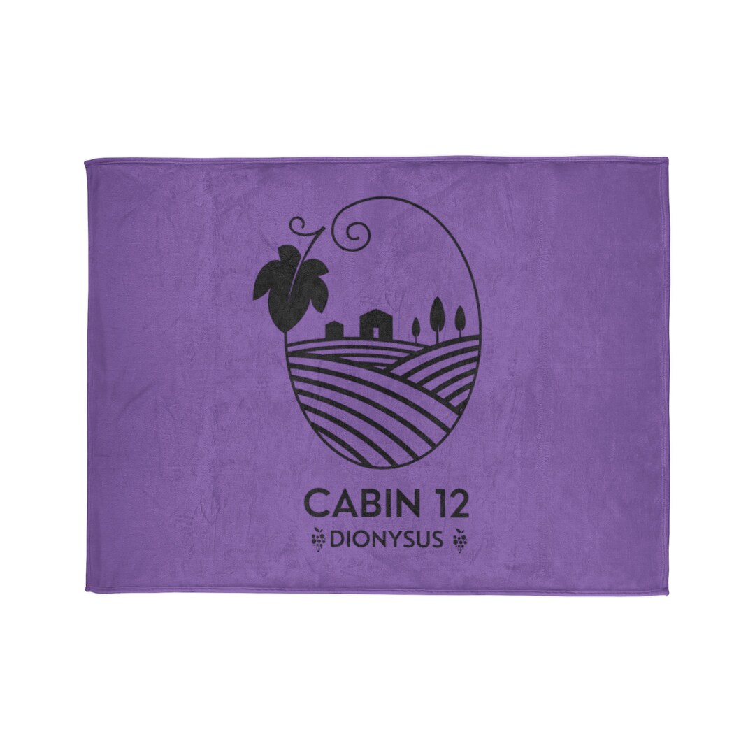 Percy Jackson Camp Half Blood Cabin 12 dionysus LT Purple - Etsy