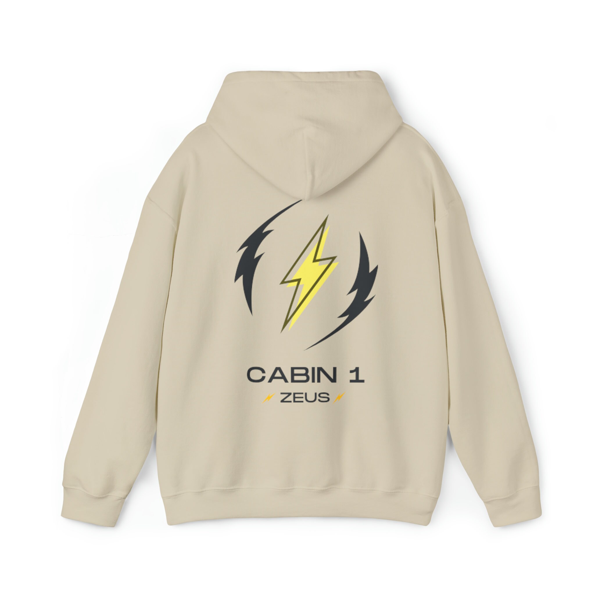 Percy Jackson Camp Half Blood Cabin 1 (zeus) Heavy Blend Hooded 