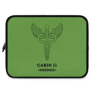 Percy Jackson Camp Half Blood Cabin 11 (Hermes) Version 2 Yellow Laptop Sleeve