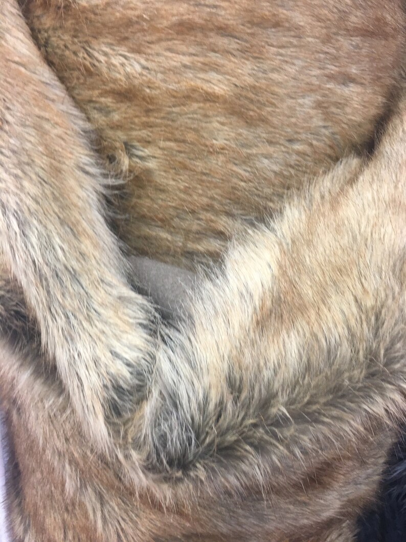 White//Black SOLD BTY VELBOA FAUX FAKE FUR CHEETAH ANIMAL SHORT PILE FABRIC