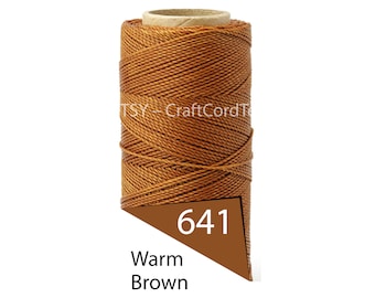 Linhasita 1mm Waxed Polyester Cord, Thread, Macrame Cord, Knotting String, Twisted Leather Sewing, Beading Thread, Bracelet Wax Cord 188yd