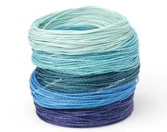 50 meters – 5 Color Set Linhasita 1mm Waxed Polyester Cord Thread Macrame Knotting String Leather Sewing Beading Friendship Bracelet Cord