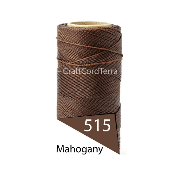 Linhasita 1mm Waxed Polyester Cord, Thread, Macrame Cord, Knotting