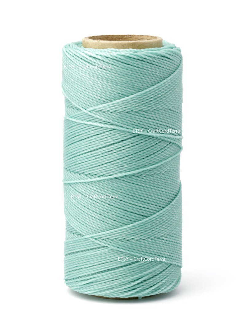 Linhasita 1mm Waxed Polyester Cord Thread Macrame Cord Etsy