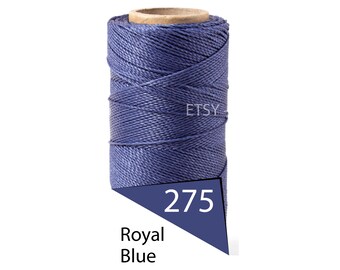 Linhasita 1mm Waxed Polyester Cord, Thread, Macrame Cord, Knotting String, Twisted Leather Sewing, Beading Thread, Bracelet Wax Cord 188yd
