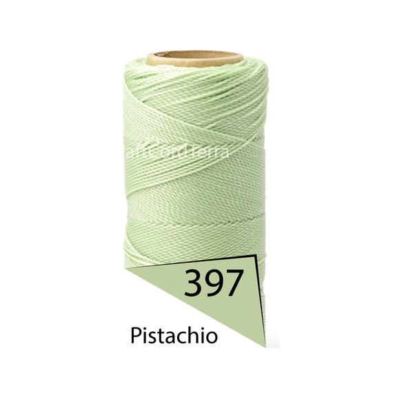 Linhasita 1mm Waxed Polyester Cord, Thread, Macrame Cord, Knotting
