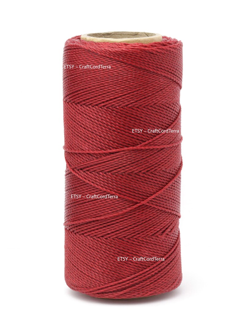 Linhasita 1mm Waxed Polyester Cord Thread Macrame Cord Etsy