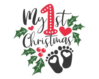 Download First Christmas Svg Etsy