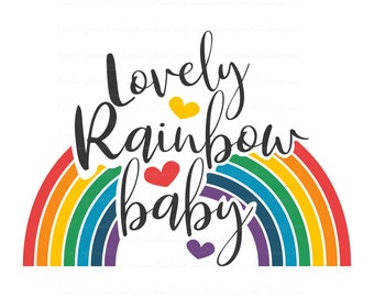 Download Free Rainbow Baby Svg Etsy SVG Cut Files