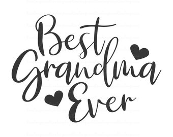 Download Best Grandma Svg Etsy