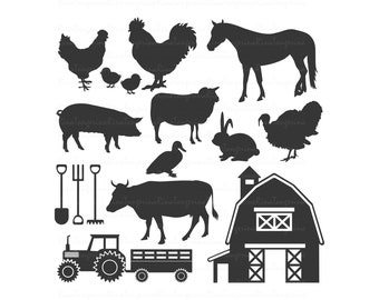 Download Farm Animals Svg Etsy