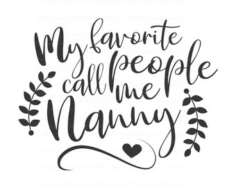 Nanny Svg Etsy