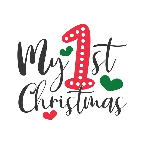 Download My First Christmas Svg Christmas Svg Baby Svg Png Dxf Cutting Etsy