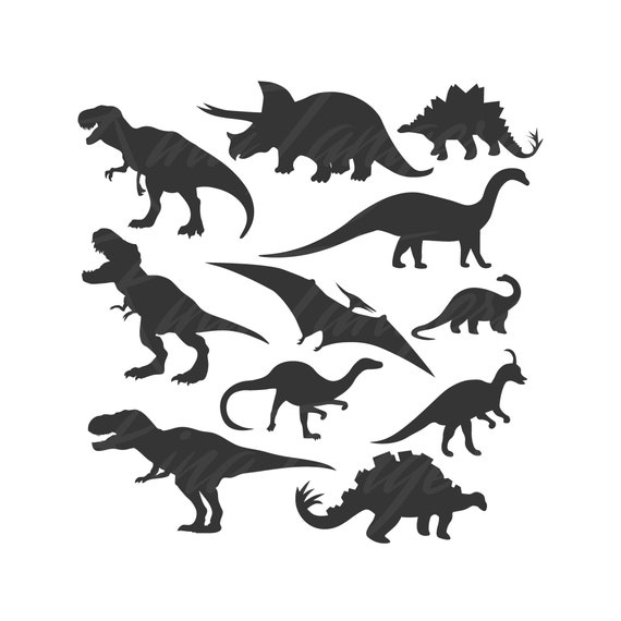 Download Dinosaur Svg Dinosaurs Svg Dinosaur Silhouette Svg Png Dxf Etsy