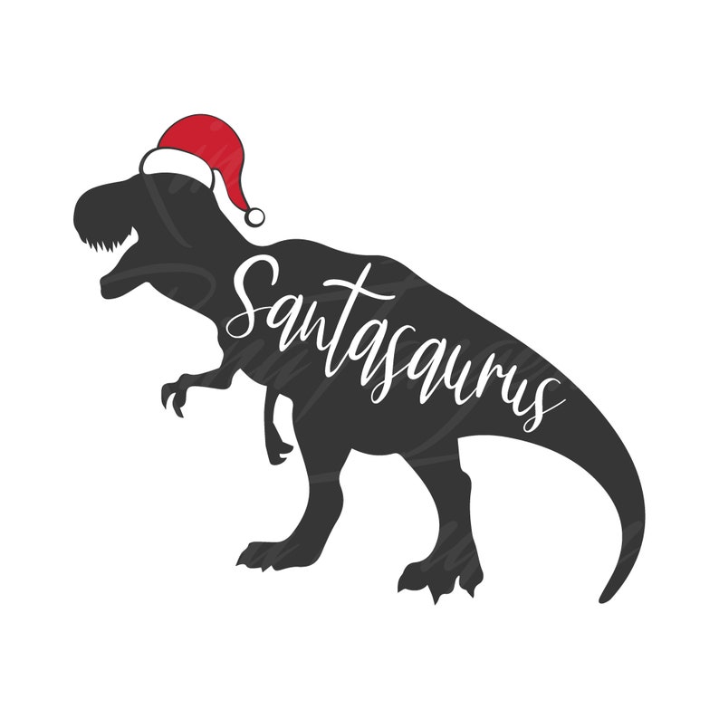 Download Santasaurus svg Dinosaur svg christmas svg png dxf Cutting ...