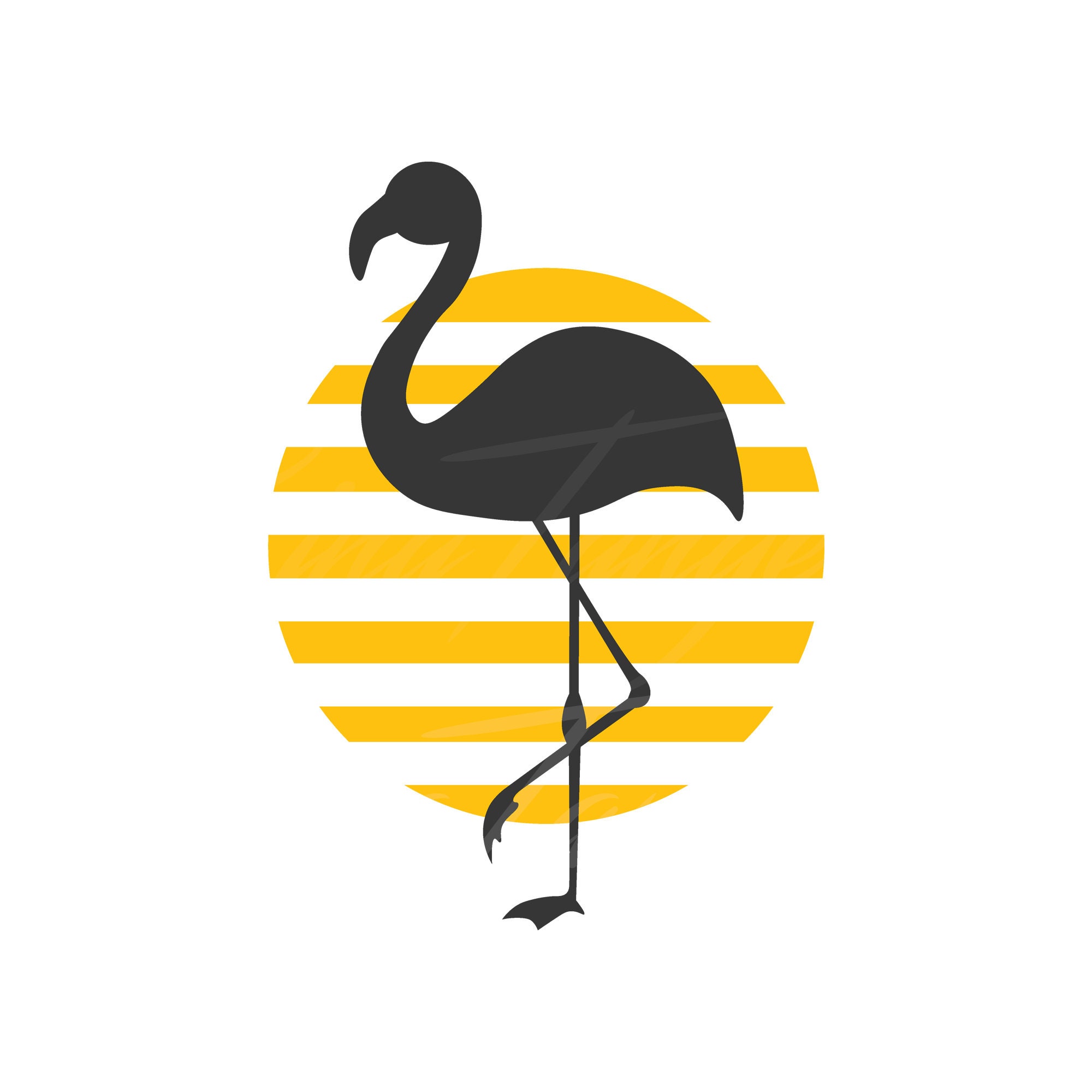 vector flamingo svg