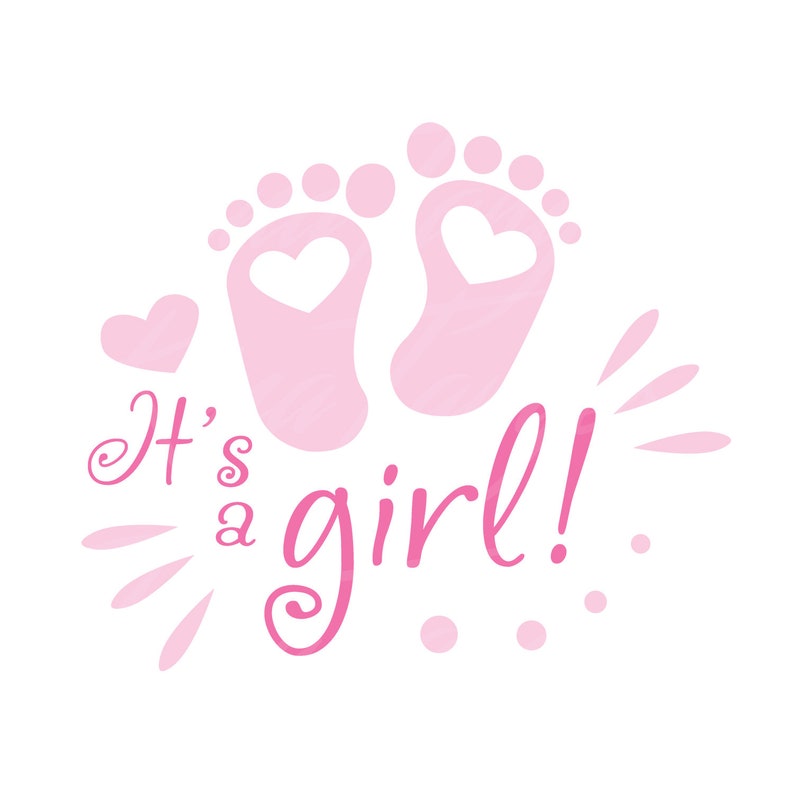 Download It S A Girl Svg Girl Svg Baby Girl Svg Baby Svg Png Dxf Cutting Files Cricut Cute Svg Designs Print For T Shirt Quote Svg Clip Art Art Collectibles
