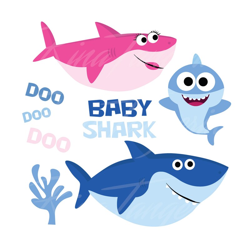 Free Free 174 Clipart Baby Shark Svg Black And White SVG PNG EPS DXF File