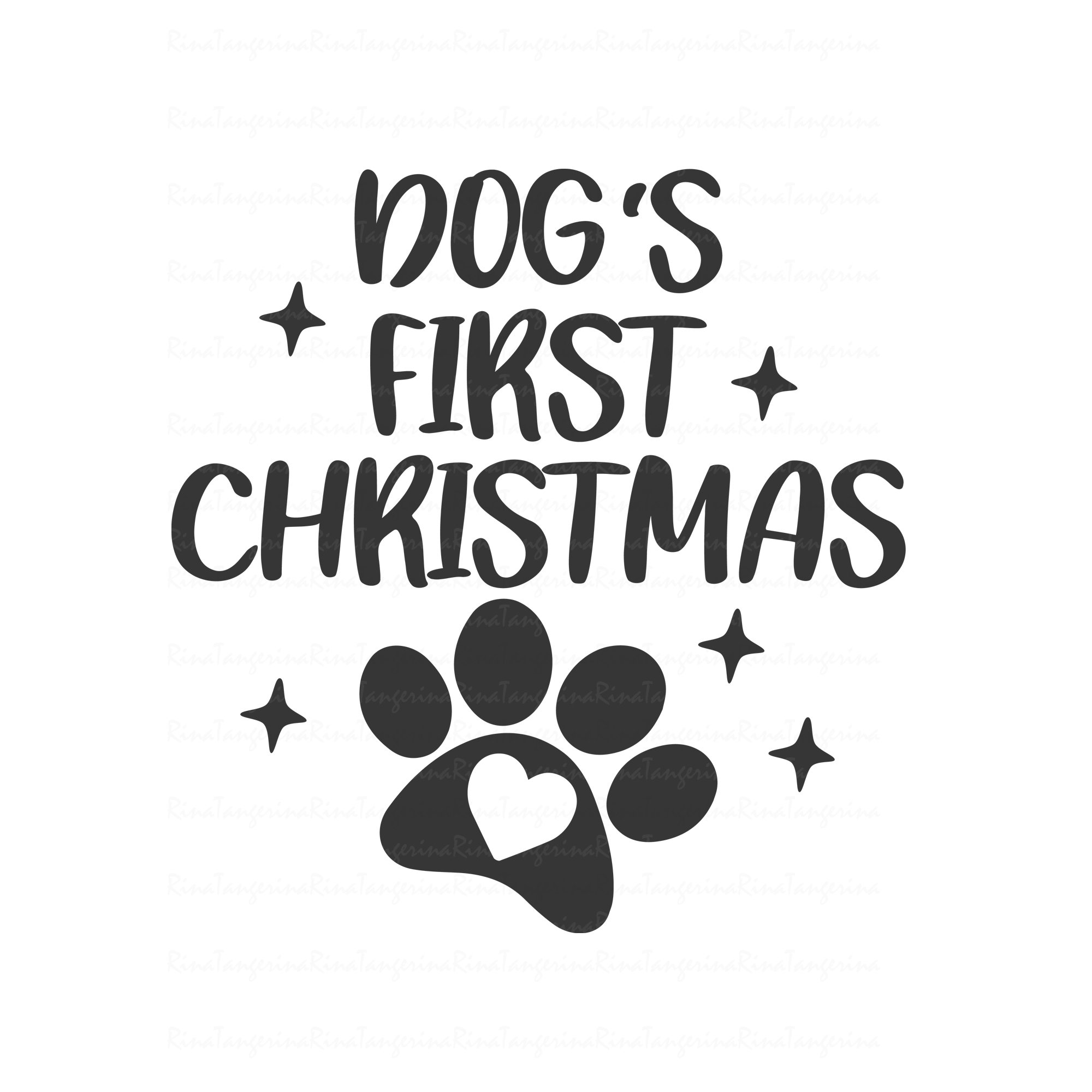 Dog's First Christmas Svg Dog Svg Christmas Svg Dog Mom Etsy