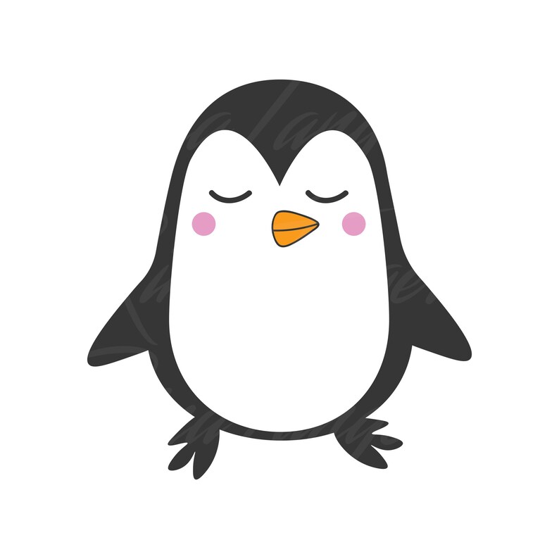 Download Penguin svg baby svg christmas svg png dxf Cutting files ...