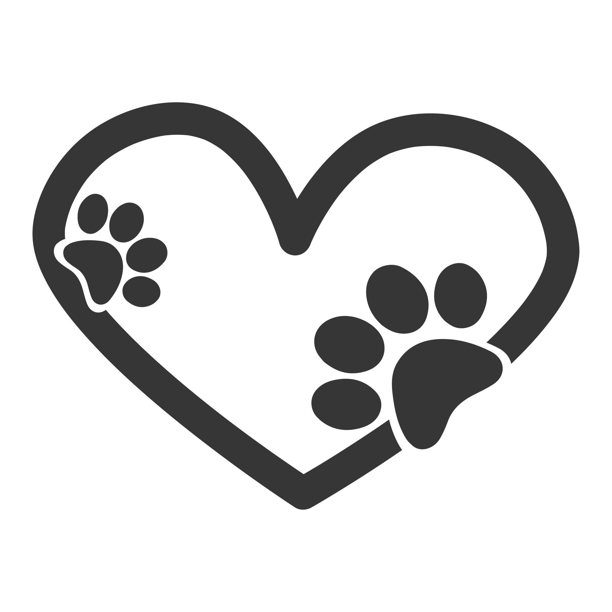 Download Dog Paw Heart Svg Paw Svg Heart Svg Dog Svg Png Dxf Cutting Files Cricut Cute Svg Designs Print Dog Mom Shirt