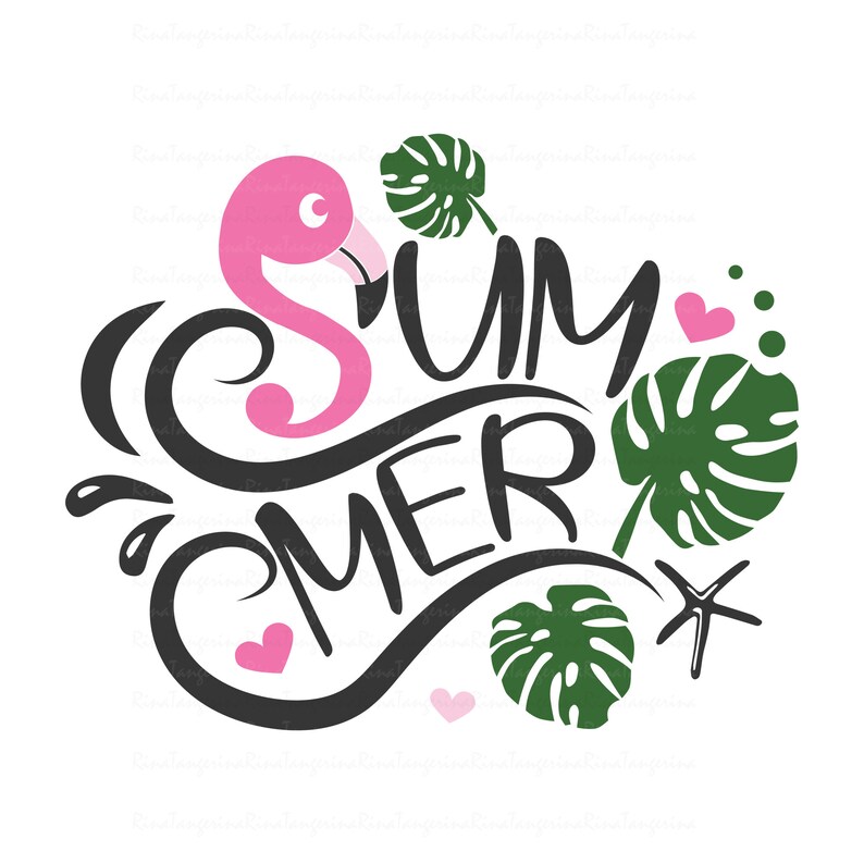 Download Summer svg flamingo svg png dxf Cutting files Cricut Funny ...