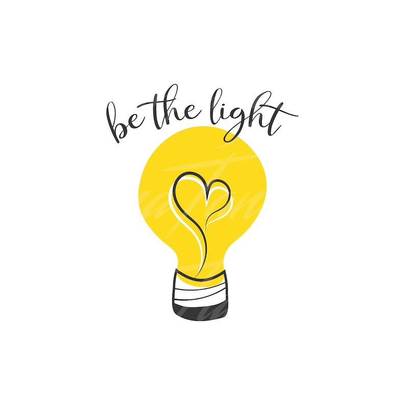 Be the Light Svg Christian Svg Light Svg Bible Verse Png Dxf | Etsy