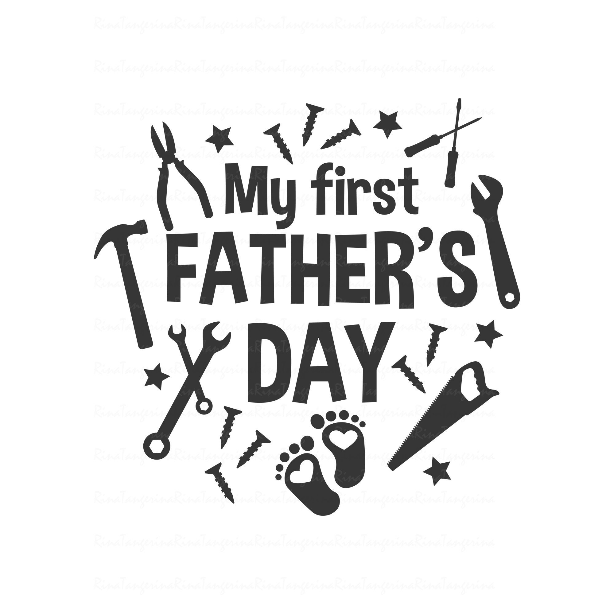 My first father/'s day svg father/'s day svg father svg baby girl svg png dxf Cutting files Cricut Cute svg designs print quote svg