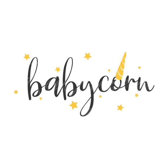 Download Babycorn Svg Unicorn Svg Baby Svg Png Dxf Cutting Files Cricut Etsy