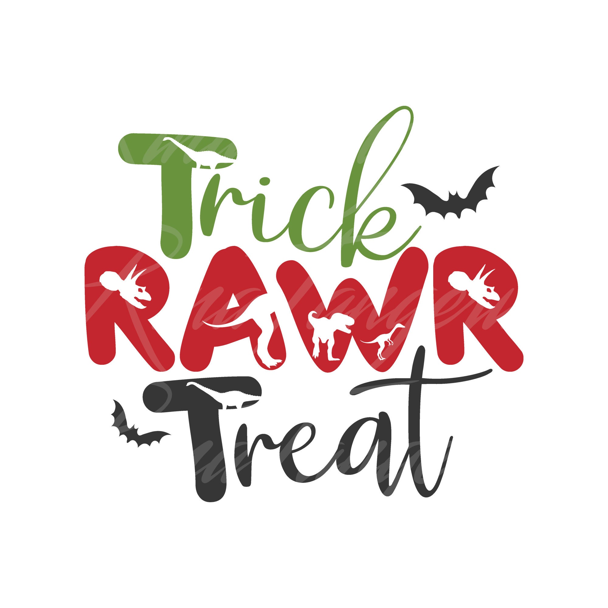 Download Trick Rawr Treat Svg Halloween Dinosaur Svg Dinosaur Svg Etsy