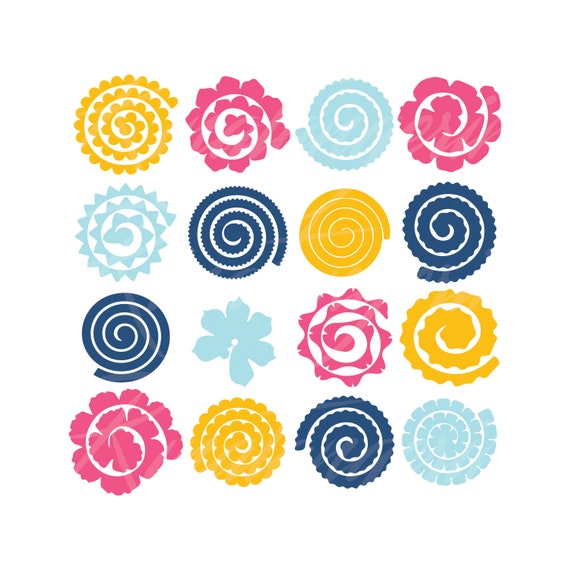Download Rolled Flower Svg Flower Svg Flowers Svg Png Dxf Cutting Files Cricut Cute Svg Designs Print For T Shirt