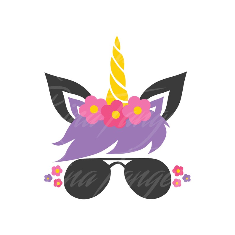 Download Floral Unicorn With Glasses Svg Unicorn Svg Png Dxf Cutting Files Cricut Cute Svg Designs Clip Art Art Collectibles Minyamarket Com