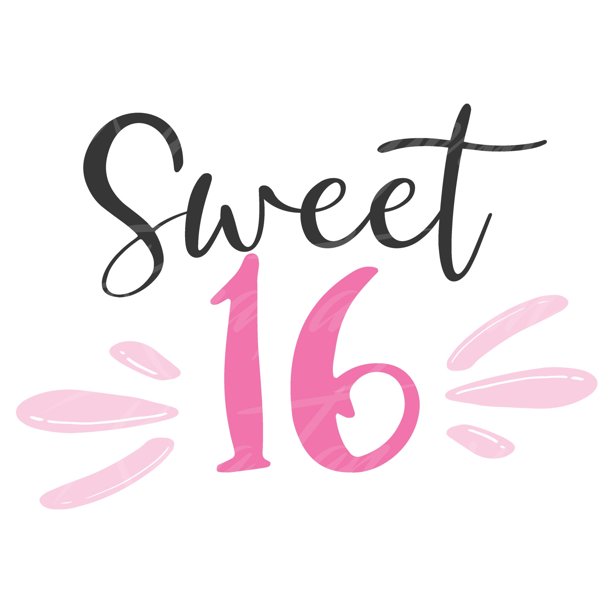 Free Sweet 16 Svg Free SVG PNG EPS DXF File