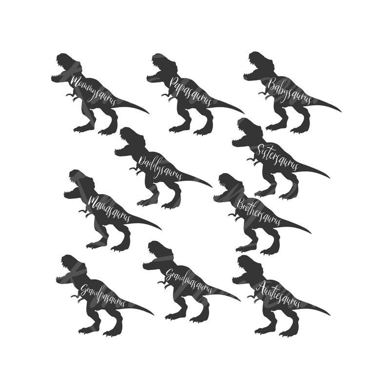 Download Family Dinosaurs svg mommysaurus daddysaurus babysaurus | Etsy