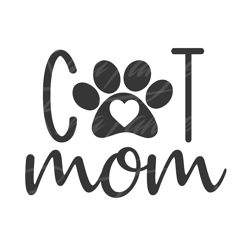 Cat mom svg cat svg cat mom shirt png dxf Cutting files Cricut | Etsy