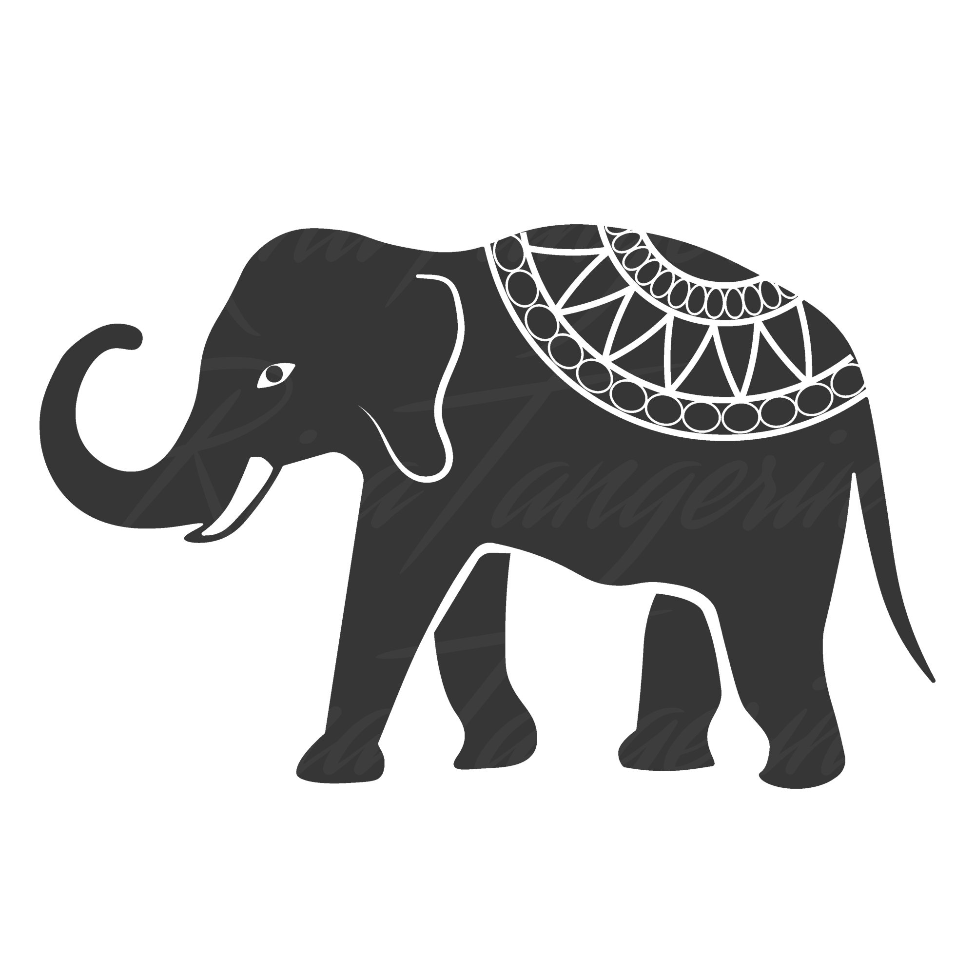 Download Mandala Elephant Svg Ethnic Elephant Mandala Svg Cut Table Etsy