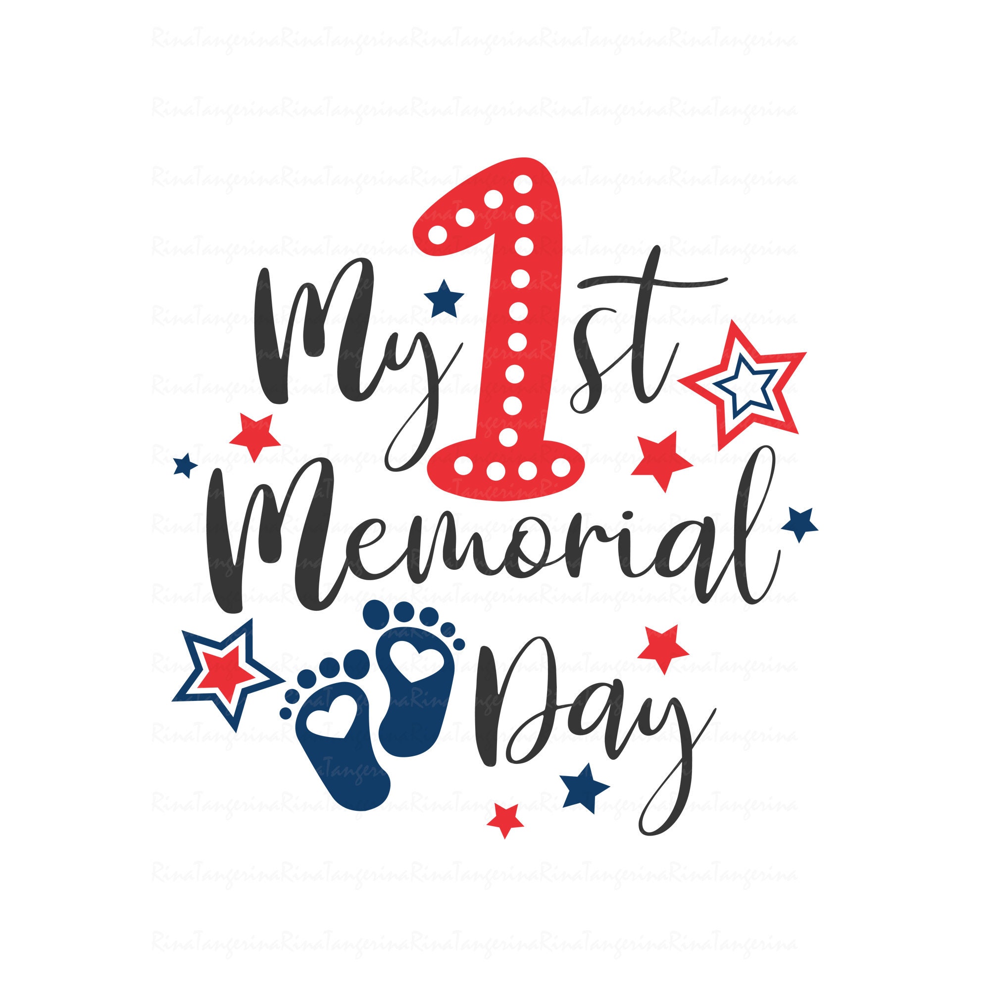 Download My First Memorial Day Svg Memorial Day Svg America Svg Png Dxf Etsy