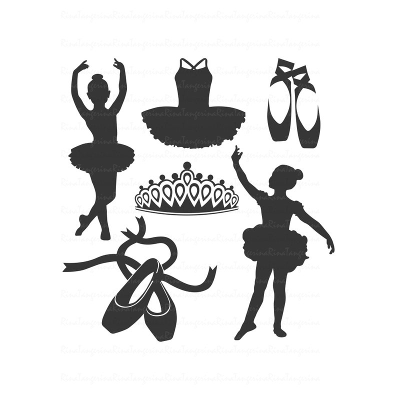 Download Ballerina svg ballet svg girls ballet pointe svg dance svg png | Etsy