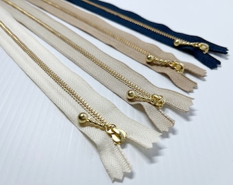 YKK Zipper with metal bowl