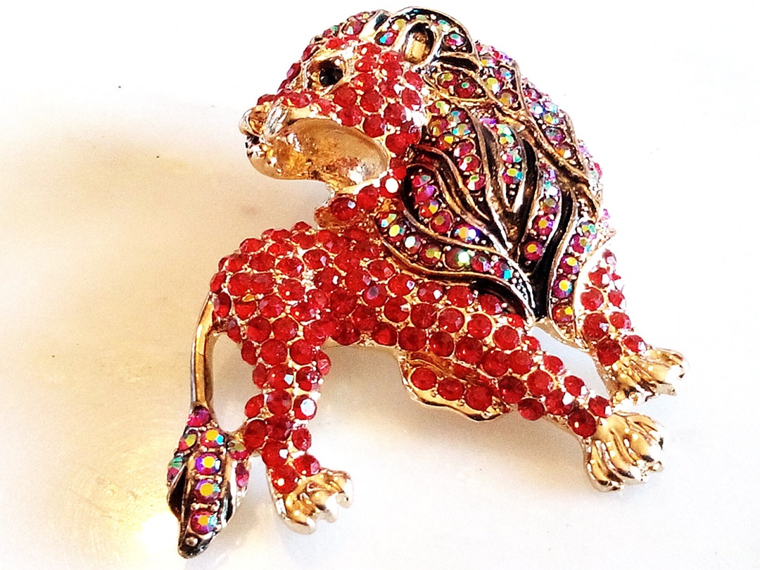 Spilla A Forma Di Pavone Con Strass E Perle - Gioiello Multicolore In Lega Per Donne