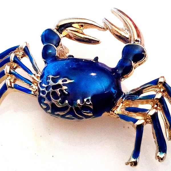 Crab Brooch Etsy